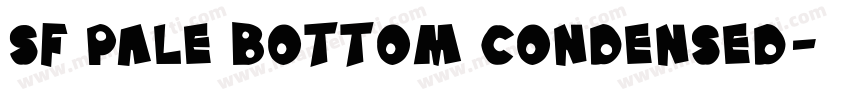 SF Pale Bottom Condensed字体转换